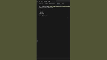 How to write pyramid pattern program #shorts #pythonanddjangofullstackwebdeveloper #viral #python