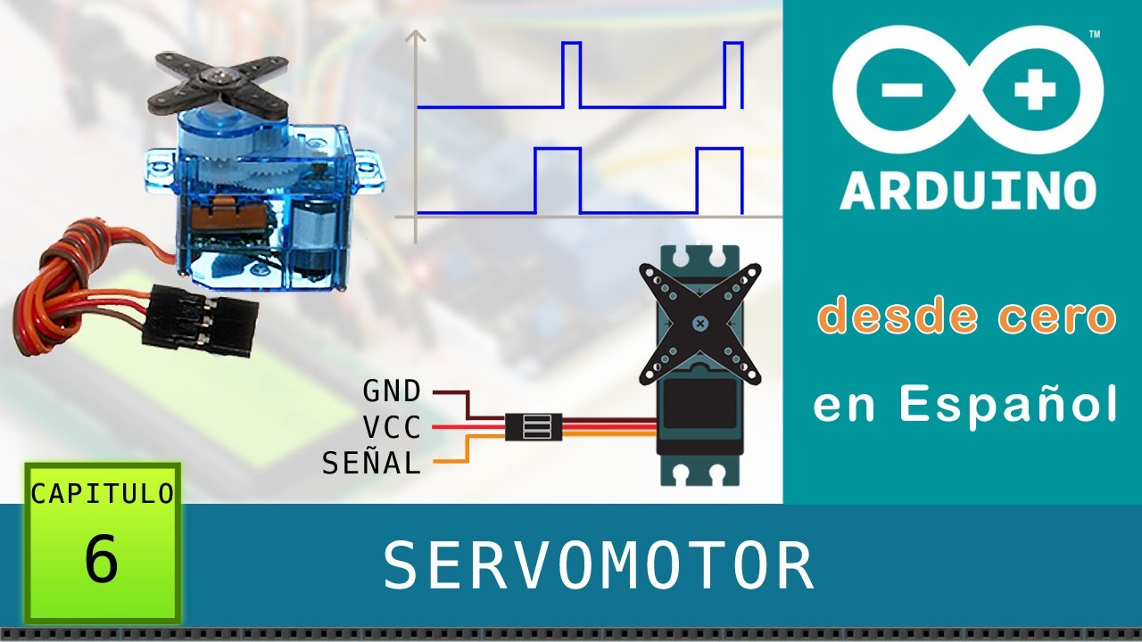 Arduino desde cero en Español - Capítulo 6 - Servomotor (conexión, modelos,  ajustes para uso óptimo) - YouTube