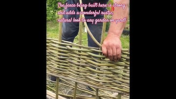 How to Build a Traditional Hand Made Wattle Fence