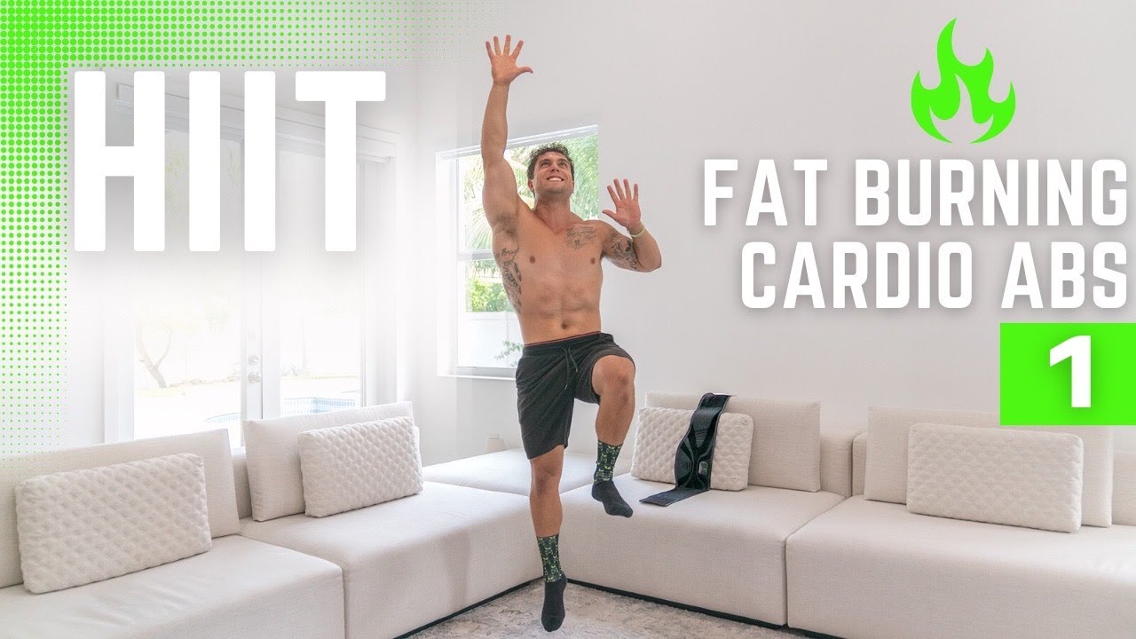 Fat Burning 7 Minute Cardio Abs HIIT Workout At Home YouTube