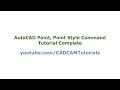 Point and Point Style Command Quiz
