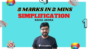 5 marks in 2 mins | Simplification and Approximation | Rahul Arora
