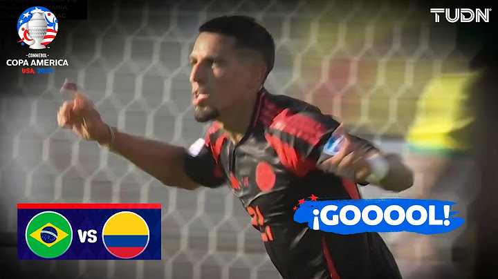 IT'S A TIE! Muñoz's great goal for Colombia | Brazil 1-1 Colombia | Copa América 2024 - Matchday ...