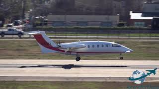 Unique Piaggio P.180 Avanti N183AV Touches Down at Dallas Love Field | UHD 4K