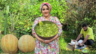 Melon Granita – Refreshing Summer Dessert | Rustic Hand-Carved Shaved Ice