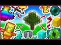 ماینکرافت ولی برگ درخت بهم همه چی میده - Minecraft