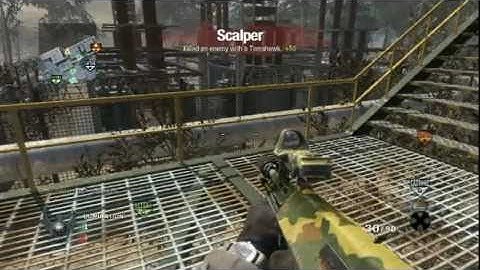 COD BlackOps: Double Tomahawk Kill In Radiation