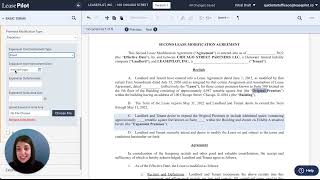 How to create a Office Amendment in LeasePilot - Part 1