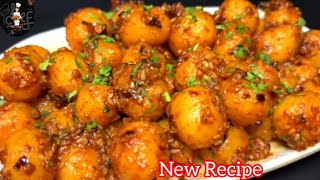 Chilli Garlic Potato Balls | Korean Potato Balls Recipe | Spicy Chilli Potato | Korean Potato Chilli