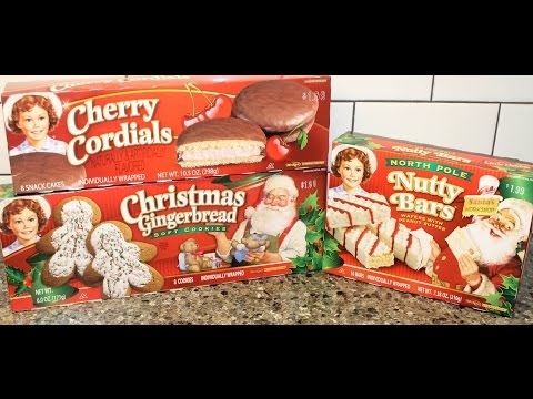 Little Debbie Cherry Cordials, Christmas Gingerbread & North Pole Nutty Bars Review