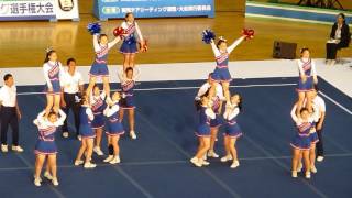 県立横浜緑ヶ丘高等学校 RACYS 競技Div1 関東チアリーディング選手権2016