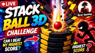 LIVE Stack Ball 3D Madness!  Highest Score Challenge!  #Stackbounce #shorts #viral #gaming