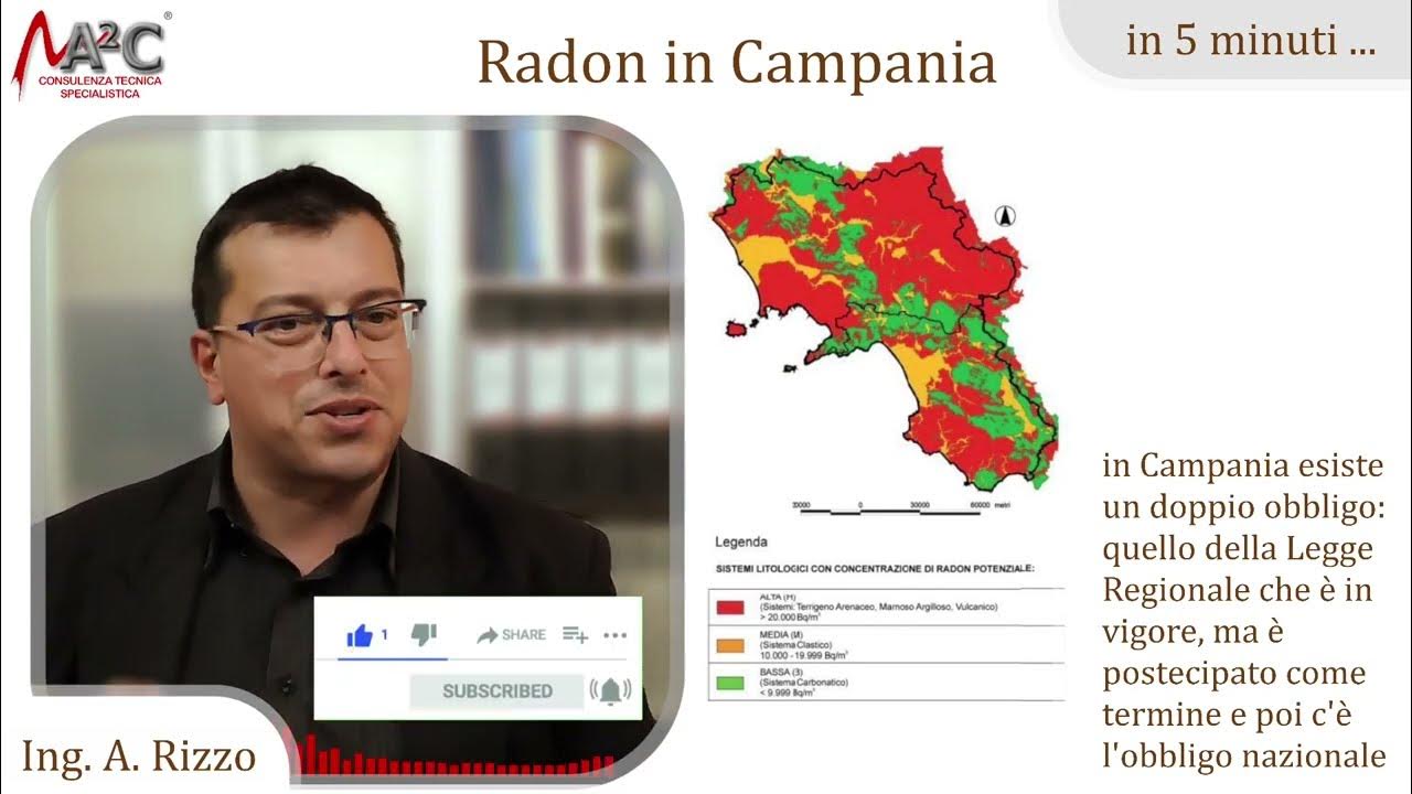 Misurazione del Radon in Campania