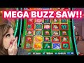 MEGA BUZZ SAW Bonus on $80 BET! *NEW* Huff 