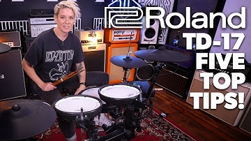 Roland TD-17 | Vijf belangrijke functies die u wellicht nog niet kent!