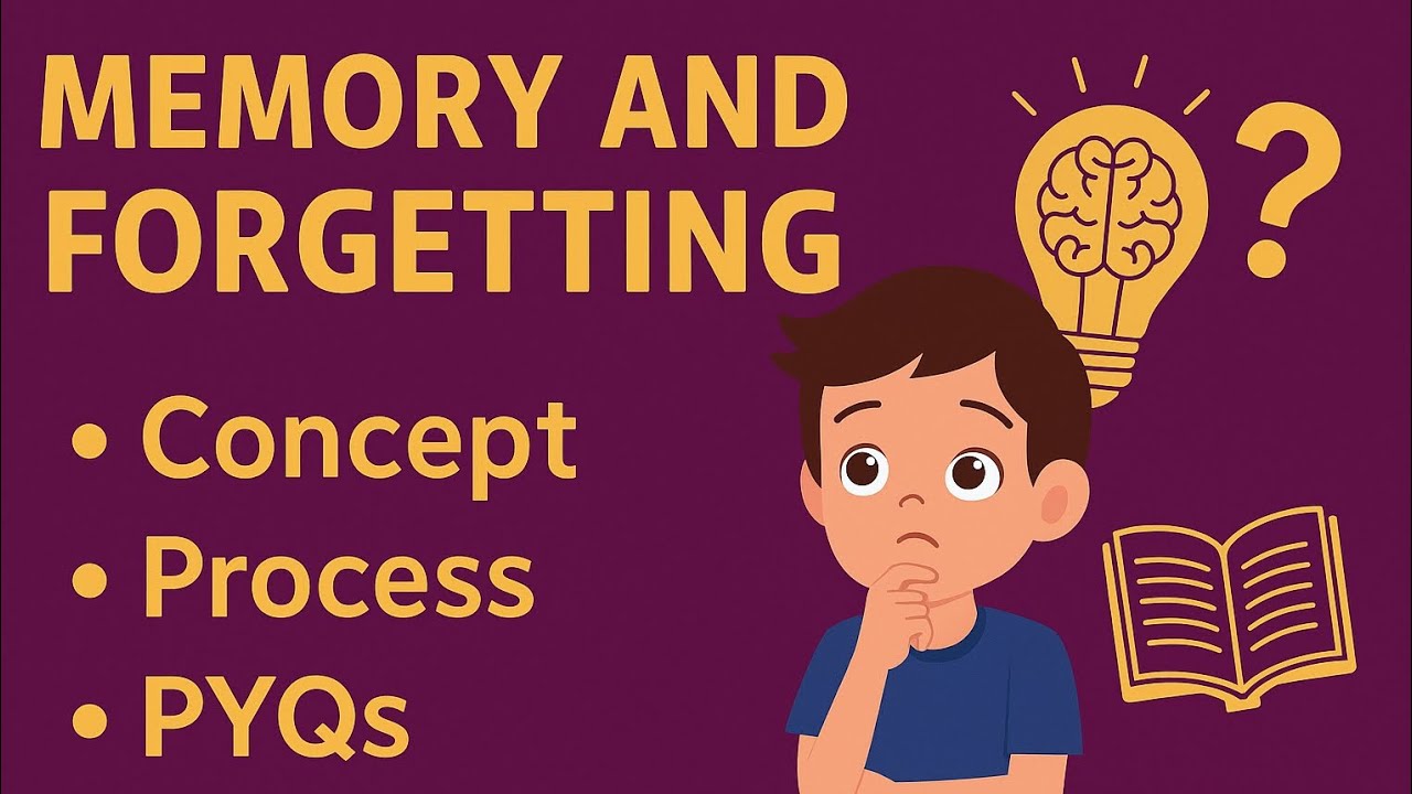 Memory and Forgetting Explained | TG TET 2025 CDP | Concept ...