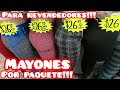 Mayones por paquete para revender boxers de dama caballero playeras día de muertos pijama polar!!!