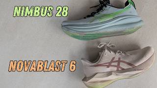 Nimbus 28 vs Novablast 6 - Soft Comfort or Bouncy Speed