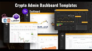 Bitcoin CryptoCurrency Template Bootstrap Dashboard with Dark LTR Theme
