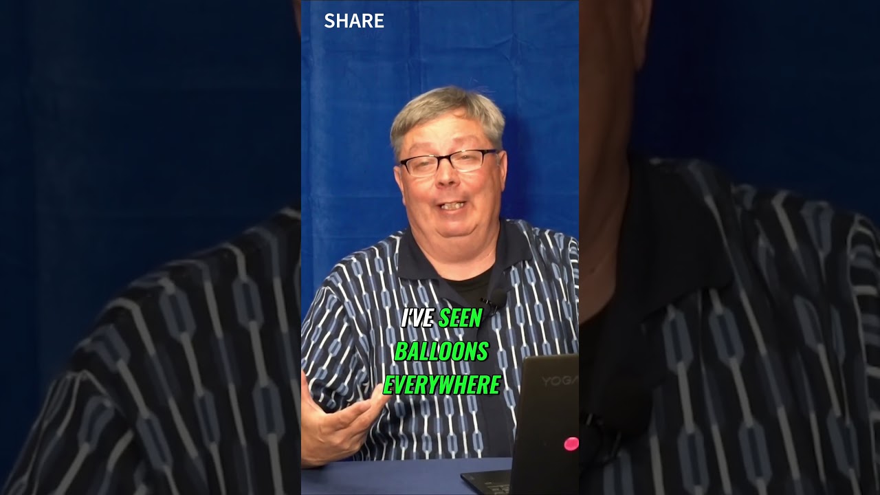 Rethink using balloons in photo sessions! 