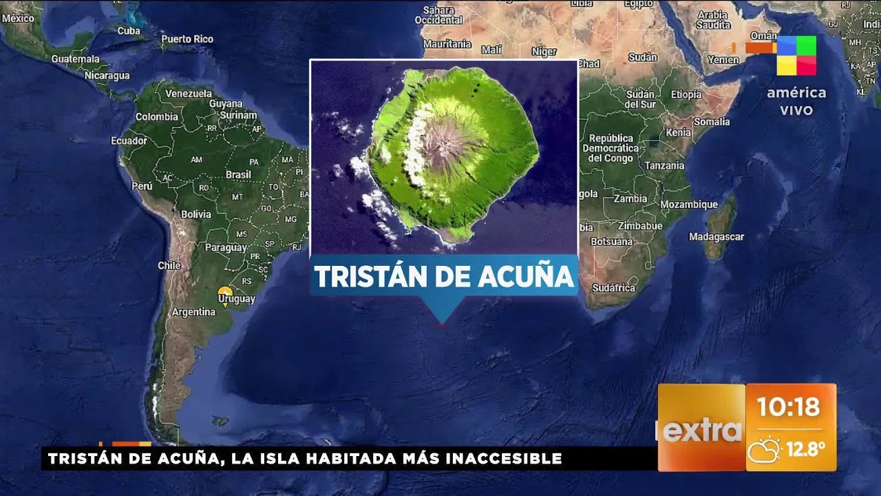 La isla habitada MÁS INACCESIBLE 😮: se llama Tristán de Acuña y