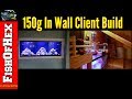 Jeff's 150 Gallon In Wall Reef Tank Build | Client Builds