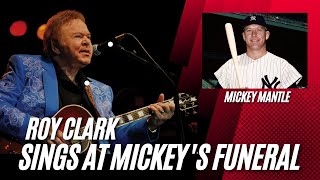 Roy Clark Sings at Mickey Mantle&#39;s Funeral