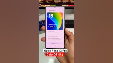 Oppo Reno 12 Pro ColorOS 15 Android 15 Update