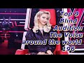 Top 9 Blind Audition (The Voice around the world 196)