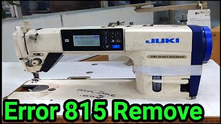 Juki 9000C Error 815 Remove | juki ddl-9000c error 815 remove | error 815 remove in juki ddl-9000c