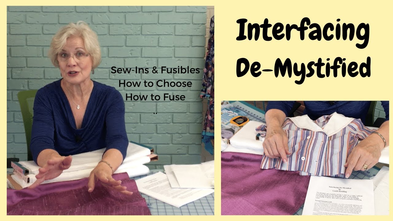 How to fuse iron-on interfacing to fabric 