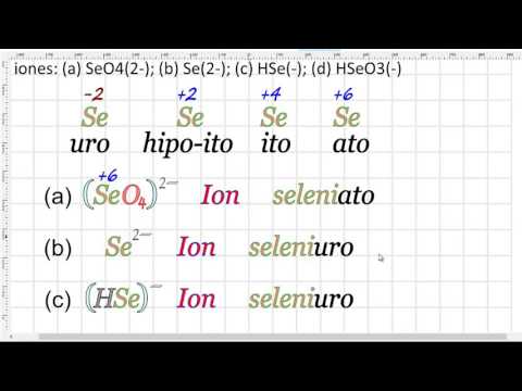 Video: ¿Cuál es la carga del ion seleniuro?