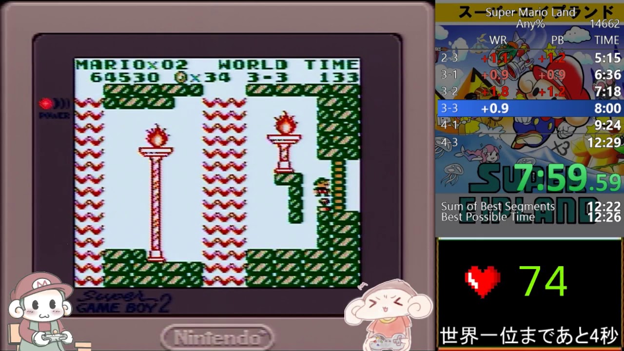 スーパーマリオランド Any% 12:28 - YouTube