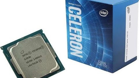 Đánh giá hiệu suất của celeron g3930