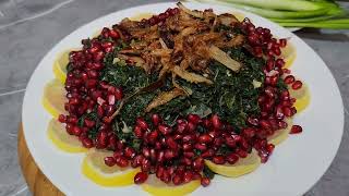 طريقة تحضير الخبيزة السورية بزيت الزيتون اكلة نباتية مفيدة ولذيذة 🍀🍀💯😘👍#الخبيزة_بزيت_الزيتون_#