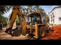 Powerful JCB Leveling Soil for House Land👌😱 | Satisfying Work Video🔥|