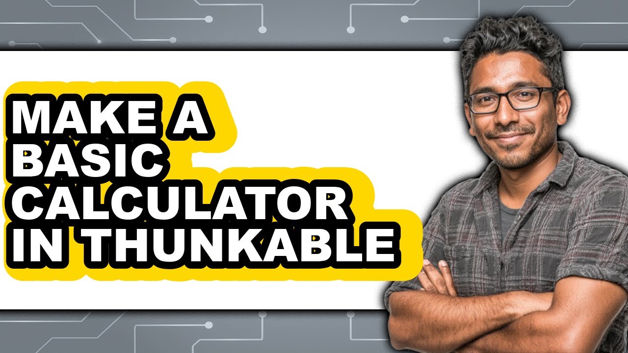 How to Make a Basic Calculator in Thunkable (NEW 2025) - YouTube