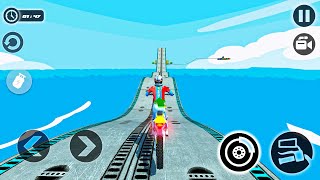 Mega Ramp Bike GT Stunts #5 (Impossible Motor) | Gameplay Android screenshot 5