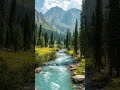 Relaxing Mountain Views 4K 🌄 Peaceful Valley Nature Sounds for Sleep & Relaxation