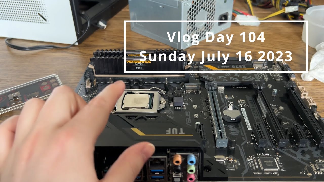 Vlog Day 104 ♡ | My Cats Build Me a PC??? - YouTube