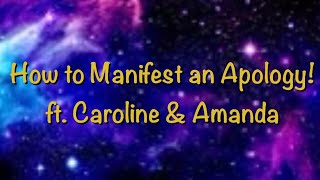 Download lagu How to manifest an apology! with Amanda & Caroline