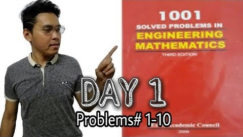 1001 SOLVED PROBLEM IN ENGINEERING MATHEMATICS | DAY 1 problem1-10 #MathTeacher #ExcelReviewCenter