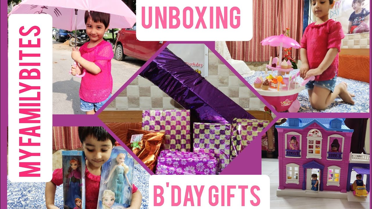 Unboxing of birthday gift by 3 year old kiduseful birthday gift ideas