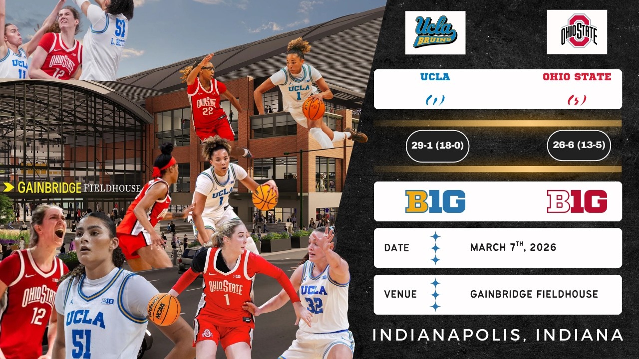 (1) UCLA против (5) Огайо Стэйт | Турнир Big Ten: Полуфиналы | 07.03.26