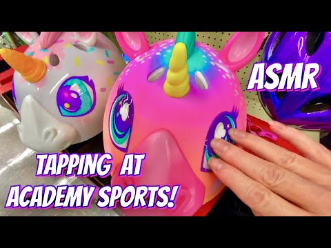 Public ASMR at Academy Sports! | Fast Tapping - Scratching & Finessing ⚽️