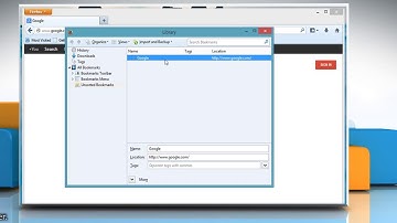 Bookmark a Web Page in Mozilla® Firefox on a Windows® 8 PC