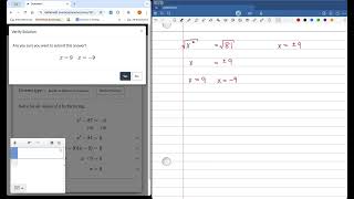 Solving Quadratics by Square Root (Level 1)