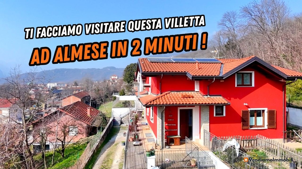 Casa indipendente in vendita ad Almese con vista panoramica, terrazzo e taverna | Val di Susa