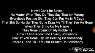 NBA young -boy can't be saved (lyrics)