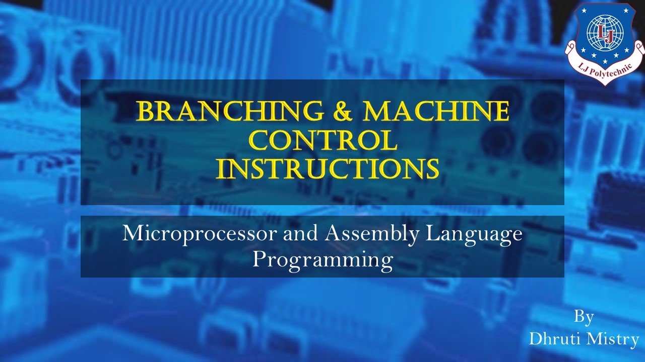 Branch & Machine control instructions of 8085µP